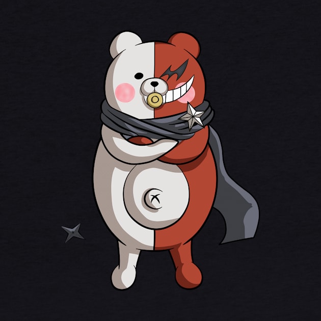 Monotaro, Monokuma Familiy from anime Danganronpa by IQ_Design16